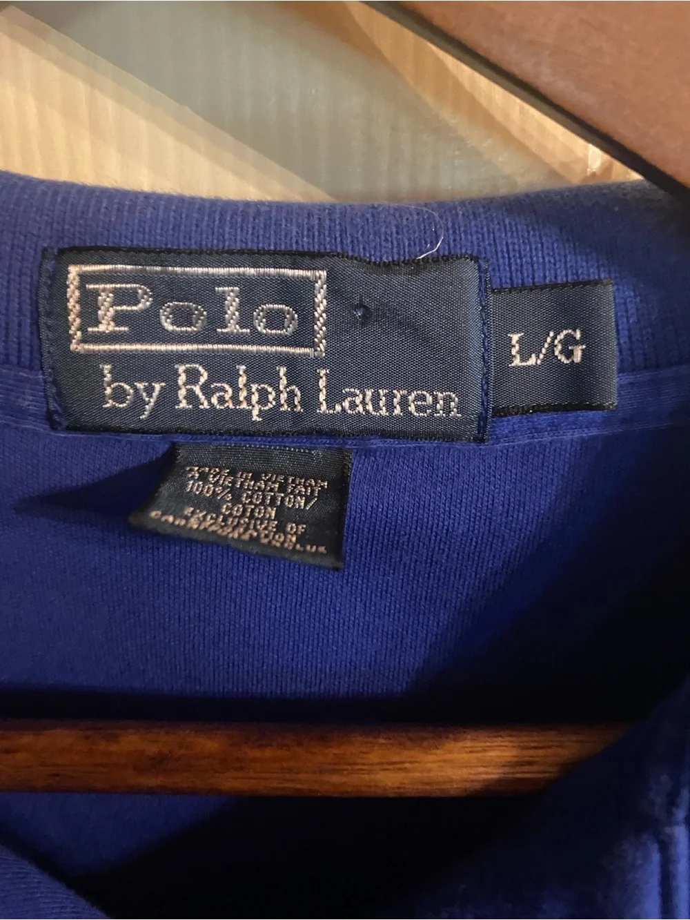 Ralph Lauren Men’s Royal Blue Polo with Red Pony